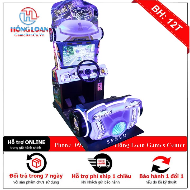 Trò Chơi Mô Phỏng Đua Xe Tốc Độ Video Màn Hình 32 Inch 